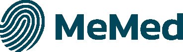 MeMed Company Logo Small turquoise blue